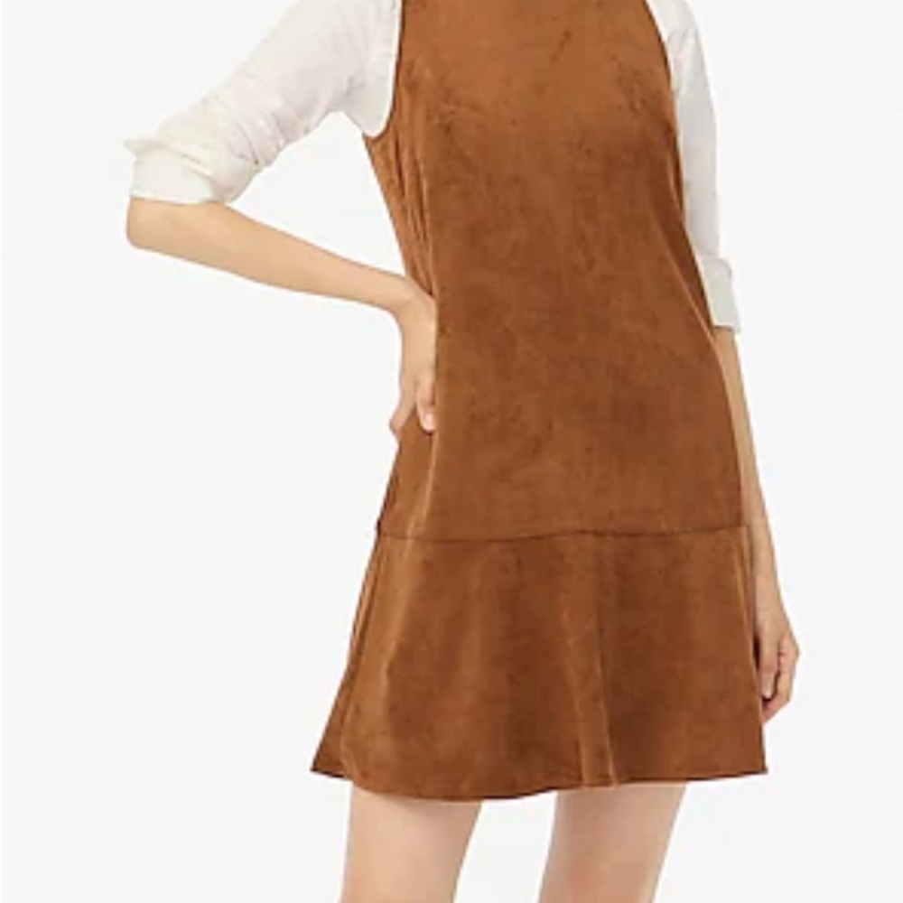 NWT's faux sueded drop waste J Crew Dress - Picture 1 of 4